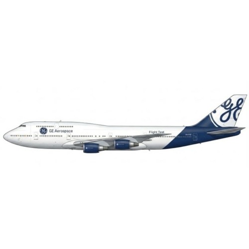 JC40886A - 1/400 GENERAL ELECTRIC BOEING 747-400 FLIGHT TEST REG: N747GF FLAPS DOWN WITH ANTENNA