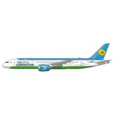 JC40902A - 1/400 UZBEKISTAN AIRWAYS BOEING 787-8 DREAMLINER GO UZBEKISTAN REG: UK78706 FLAPS DOWN WITH ANTENNA