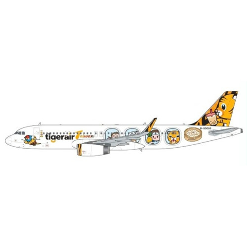 JC40914 - 1/400 TIGERAIR TAIWAN AIRBUS A320 OKAYAMA MOMOTARO REG: B-50005 WITH ANTENNA