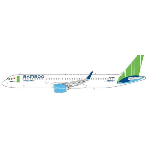 JC4180 - 1/400 BAMBOO AIRWAYS AIRBUS A321NEO REG: VN-A589 WITH ANTENNA