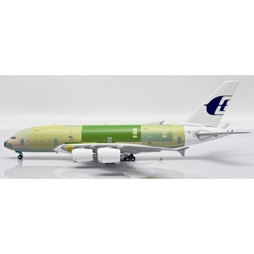 JC4471 - 1/400 MALAYSIA AIRLINES AIRBUS A380 BARE METAL REG: F-WWSG WITH ANTENNA