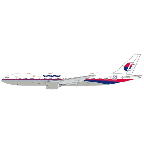 JC4488 - 1/400 MALAYSIA AIRLINES BOEING 777-200(ER) 50YEARS 1947-1997 REG: 9M-MRB WITH ANTENNA