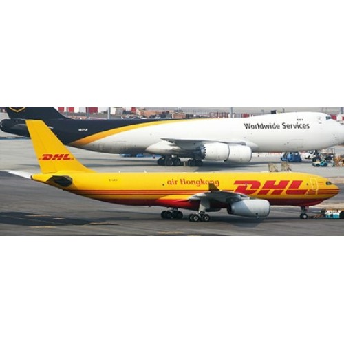 JC4901 - 1/400 AIR HONG KONG AIRBUS A330-200F REG: B-LDS WITH ANTENNA