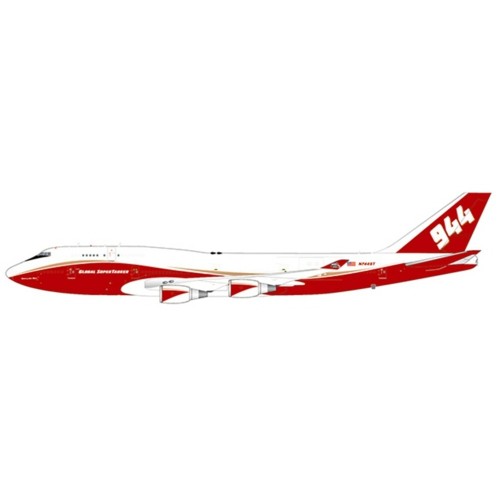 JC4910 - 1/400 GLOBAL SUPER TANKER SERVICES BOEING 747-400(BCF) REG: N744ST WITH ANTENNA