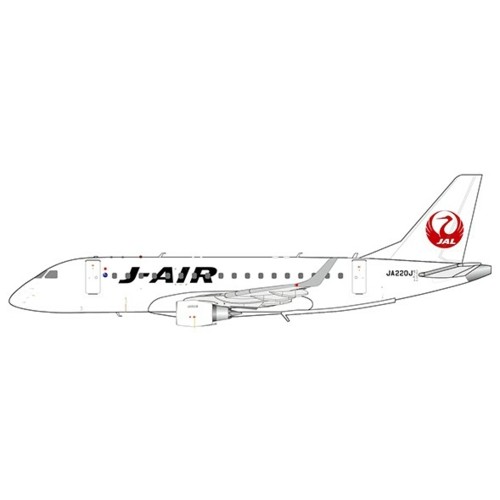 JCEW2170001 - 1/200 J-AIR EMBRAER 170-100STD REG: JA220J WITH STAND