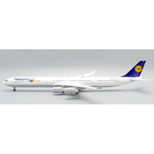JCEW2346006 - 1/200 LUFTHANSA AIRBUS A340-600 FANHANSA REG: D-AIHQ WITH STAND