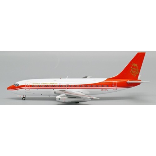 JCEW2732005 - 1/200 DRAGONAIR BOEING 737-200 REG: VR-HYL WITH STAND