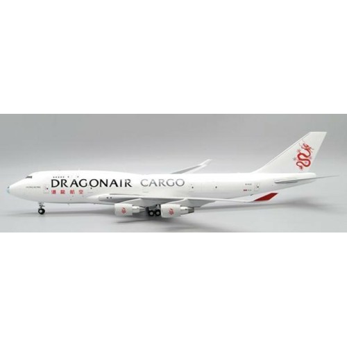 JCEW2744002 - 1/200 DRAGONAIR CARGO BOEING 747-400(BCF) CX NOSE REG: B-KAE WITH STAND