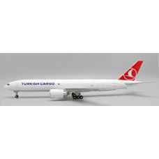 JCEW277L002C - 1/200 TURKISH CARGO BOEING 777F INTERACTIVE SERIES REG: TC-LJR WITH STAND