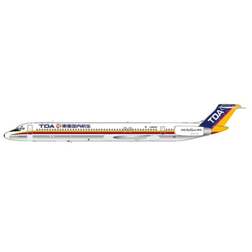 JCEW2M81003 - 1/200 TOA DOMESTIC AIRLINES MCDONNELL DOUGLAS MD-81 REG: JA8469 WITH STAND
