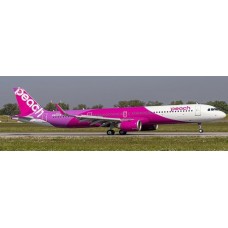JCEW421N014 - 1/400 PEACH AIRBUS A321NEO REG: JA901P WITH ANTENNA