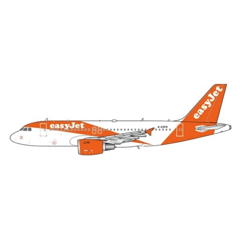 JCEW4319001 - 1/400 EASYJET AIRBUS A319 REG: G-EZFR WITH ANTENNA