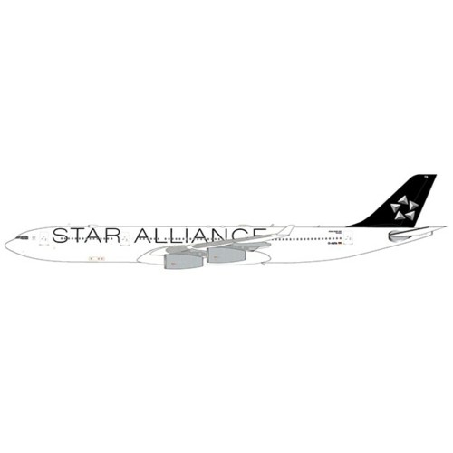 JCEW4343002 - 1/400 LUFTHANSA AIRBUS A340-300 STAR ALLIANCE REG: D-AIFA WITH ANTENNA