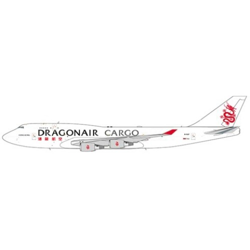 JCEW4744010 - 1/400 DRAGONAIR CARGO BOEING 747-400(BCF) REG: B-KAF WITH ANTENNA