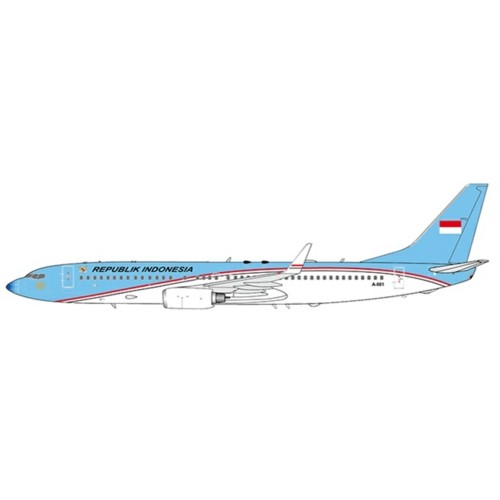 JCLH2197 - 1/200 INDONESIA AIR FORCE BOEING 737-800(BBJ2) REG: A-001 WITH STAND