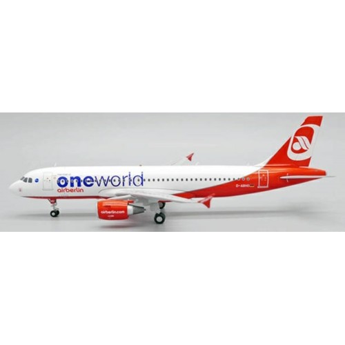 JCLH2204 - 1/200 AIR BERLIN AIRBUS A320 ONEWORLD REG: D-ABHO WITH STAND