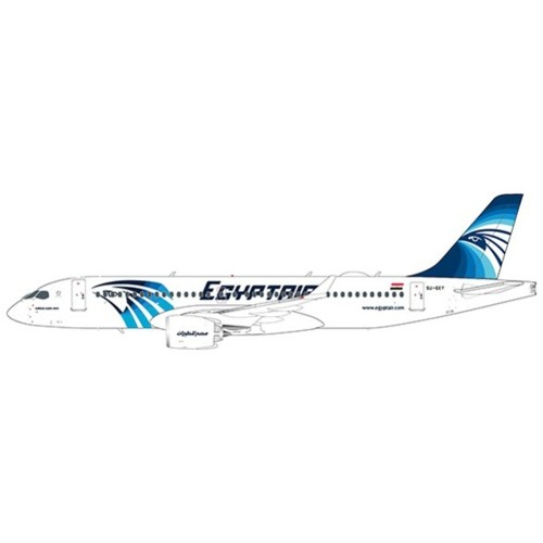 JCLH2232 - 1/200 EGYPT AIR AIRBUS A220-300 REG: SU-GEY WITH STAND