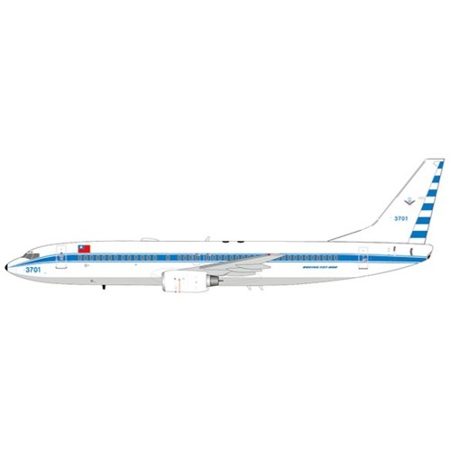 JCLH2244 - 1/200 TAIWAN AIR FORCE BOEING 737-800 REG: 3701 WITH STAND