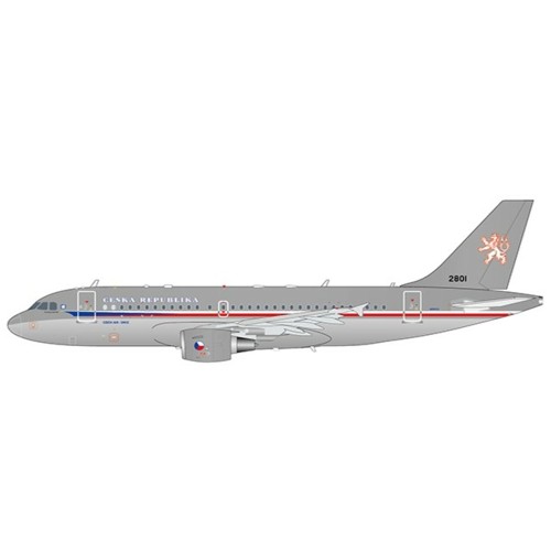 JCLH2251 - 1/200 CZECH REPUBLIC AIR FORCE AIRBUS A319(CJ) REG: 2801 WITH STAND