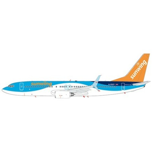 JCLH2256 - 1/200 SUNWING BOEING 737-800 REG G-FDZY WITH STAND