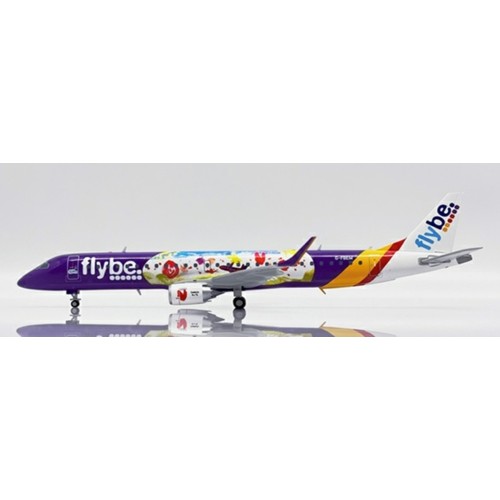 JCLH2293 - 1/200 FLYBE EMBRAER ERJ-195LR KIDS AND TEENS REG: G-FBEM WITH STAND