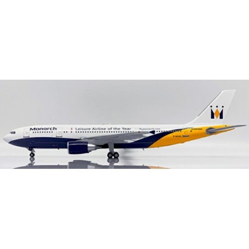 JCLH2318 - 1/200 MONARCH AIRLINES AIRBUS A300-600R LEISURE AIRLINE OF THE YEAR REG: G-MONS WITH STAND