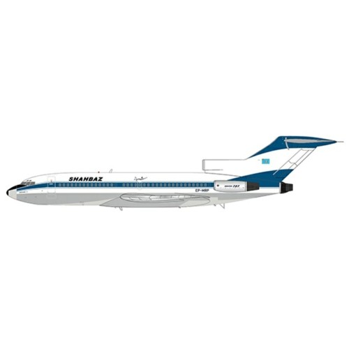 JCLH2340 - 1/200 SHAHBAZ BOEING 727-100 'POLISHED' REG EP-MRP WITH STAND