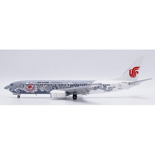 JCLH2359 - 1/200 AIR CHINA BOEING 737-800 SILVER PEONY REG: B-5176 WITH STAND