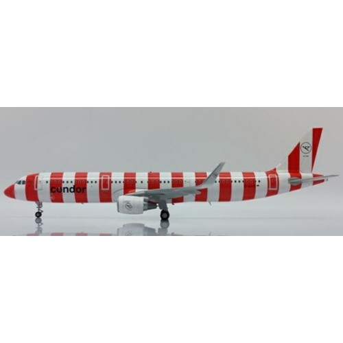 JCLH2408 - 1/200 CONDOR AIRBUS A321 RED REG: D-ATCG WITH STAND