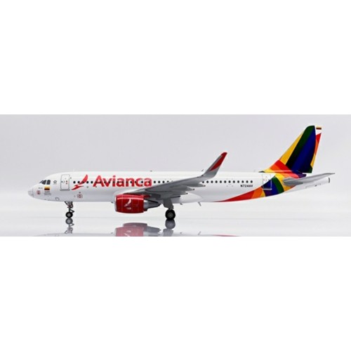 JCLH2434 - 1/200 AVIANCA AIRBUS A320 PRIDE REG: N724AV WITH STAND