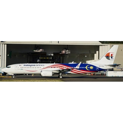 JCLH2454 - 1/200 MALAYSIA AIRLINES BOEING 737 MAX 8 REG: 9M-MVA WITH STAND