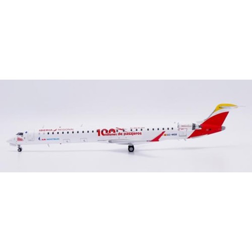 JCLH2509 - 1/200 IBERIA REGIONAL (AIR NOSTRUM) BOMBARDIER CRJ-1000 100 MILLONES DE PASAJEROS REG: EC-MSB WITH STAND