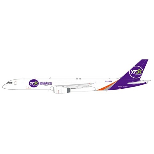 JCLH4092 - 1/400 YTO CARGO AIRLINES BOEING 757-200(PCF) REG: B-2859 WITH ANTENNA