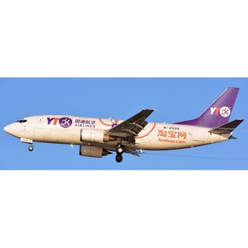 JCLH4104 - 1/400 YTO CARGO AIRLINES BOEING 737-300(SF) REG: B-2505 WITH ANTENNA