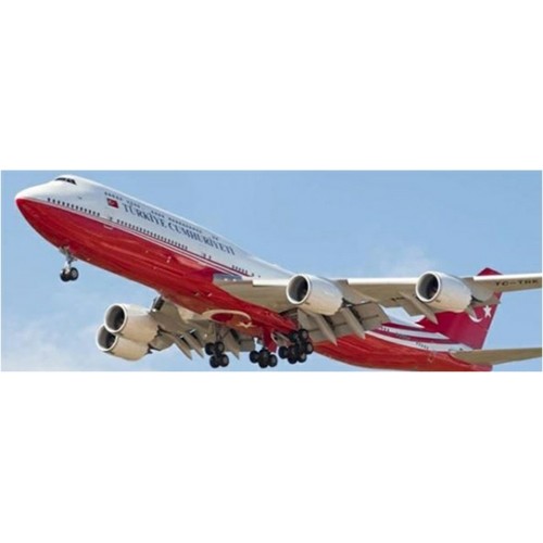 JCLH4132 - 1/400 TURKEY GOVERNMENT BOEING 747-8I REG: TC-TRK WITH ANTENNA