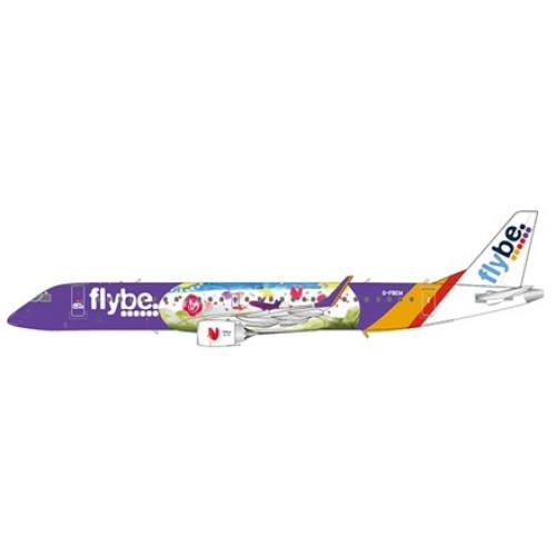 JCLH4232 - 1/400 FLYBE EMBRAER 190-200LR KIDS AND TEENS LIVERY REG G-FBEM WITH ANTENNA