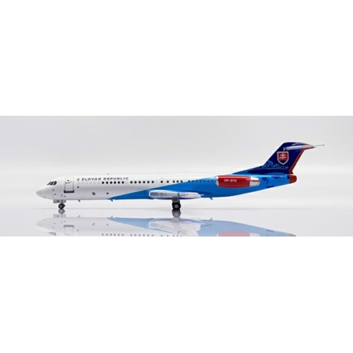 JCLH4235 - 1/400 SLOVAKIA GOVERNMENT FLYING SERVICE FOKKER 100 REG: OM-BYB WITH ANTENNA