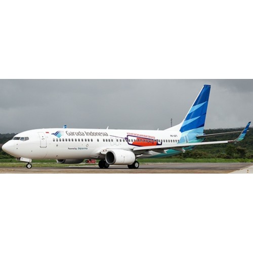 JCLH4243 - 1/400 GARUDA INDONESIA BOEING 737-800 SUKSESKANVAKSINASI REG: PK-GFT WITH ANTENNA