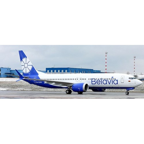 JCLH4247 - 1/400 BELAVIA BELARUSIAN AIRLINES BOEING 737-8 MAX REG: EW-528PA WITH ANTENNA