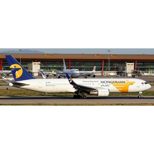 JCLH4254 - 1/400 MIAT MONGOLIAN AIRLINES BOEING 767-300(ER) REG: JU-1021 WITH ANTENNA