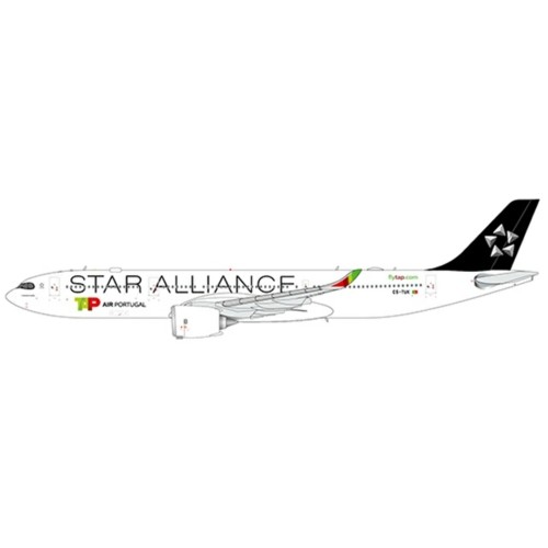 JCLH4262 - 1/400 TAP AIR PORTUGAL AIRBUS A330-900NEO 'STAR ALLIANCE LIVERY' REG CS-TUK WITH ANTENNA