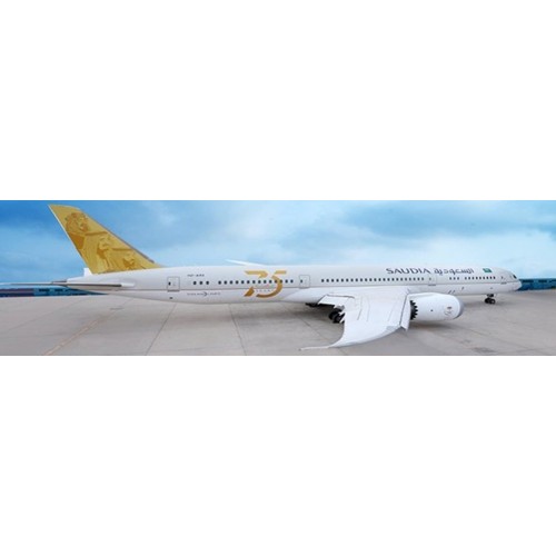 JCLH4274 - 1/400 SAUDI ARABIAN AIRLINES BOEING 787-9 75TH YEARS LIVERY REG: HZ-ARE WITH ANTENNA