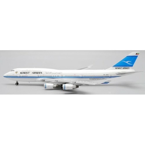 JCLH4277A - 1/400 KUWAIT AIRWAYS BOEING 747-400(M) FLAPS DOWN REG: 9K-ADE WITH ANTENNA