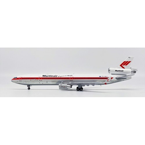 JCLH4300 - 1/400 MARTINAIR MCDONNELL DOUGLAS MD-11 40 YEARS IN THE AIR POLISHED REG: PH-MCT WITH ANTENNA