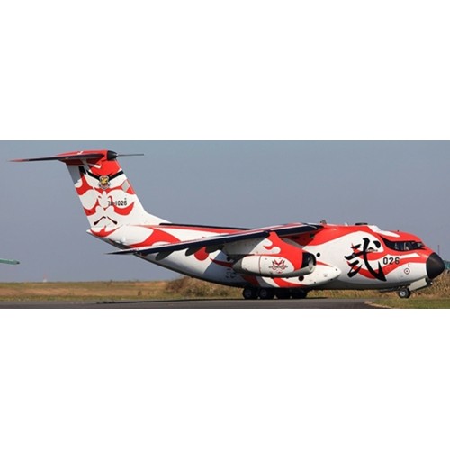 JCLHM4001 - 1/400 JAPAN AIR SELF DEFENCE FORCE KAWASAKI C-1 IRUMA AIR BASE 60TH ANNIVERSARY REG: 78-1026 WITH ANTENNA