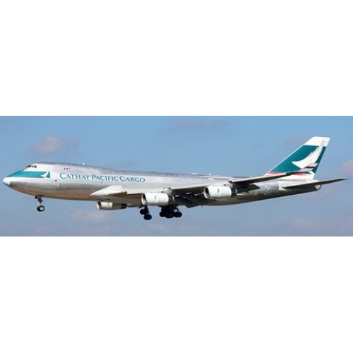 JCSA2003C - 1/200 CATHAY PACIFIC CARGO BOEING 747-400F SILVER BULLET INTERACTIVE SERIES REG: B-HUP WITH STAND