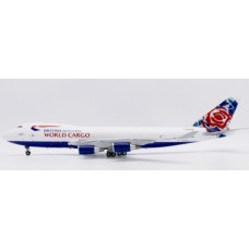 JCSA2008 - 1/200 BRITISH AIRWAYS WORLD CARGO (ATLAS AIR) BOEING 747-400F CHELSEA ROSE REG: N495MC WITH STAND
