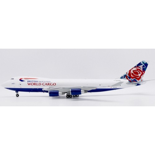 JCSA2008 - 1/200 BRITISH AIRWAYS WORLD CARGO (ATLAS AIR) BOEING 747-400F CHELSEA ROSE REG: N495MC WITH STAND
