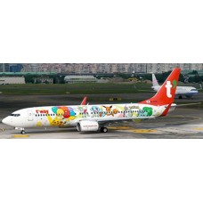 JCSA2037 - 1/200 T'WAY AIR BOEING 737-800 PIKACHU JET TW LIVERY REG: HL8306 WITH STAND