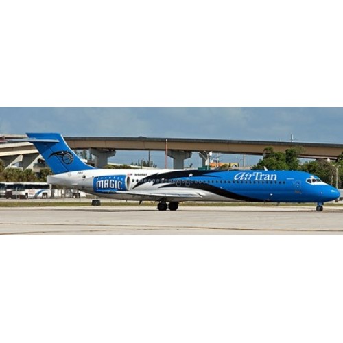 JCSA2038 - 1/200 AIRTRAN AIRWAYS BOEING 717-200 ORLANDO MAGIC LIVERY REG: N949AT WITH STAND